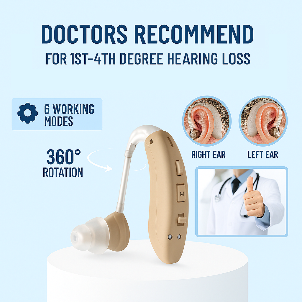 Vistonear™ Rechargeable Hearing Aids For Seniors